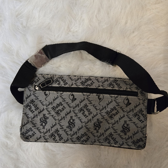 Y2k Baby Phat Gray and Black Belt Bag! main image 4